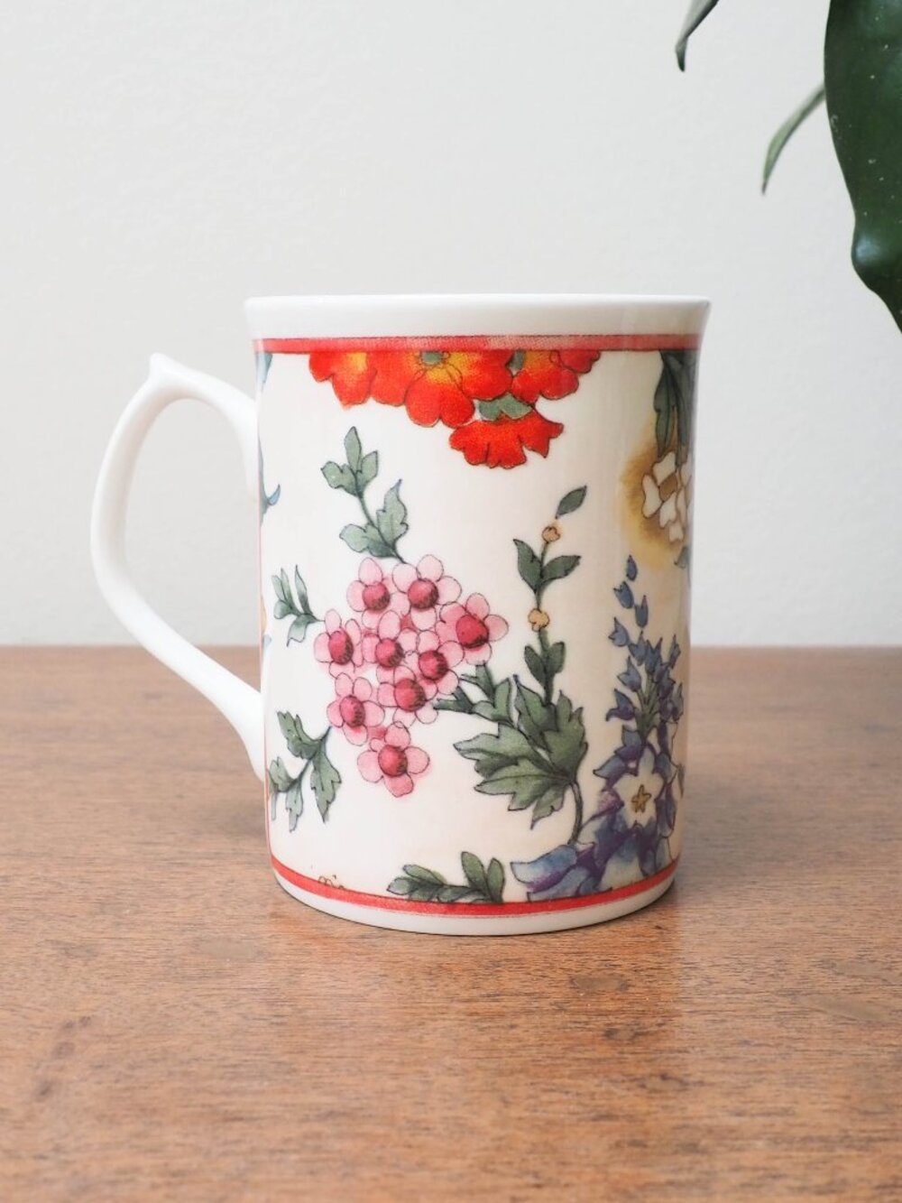 Vtg Jason Fine Bone China Floral Mug - Vintage Cottagecore Garden Mug